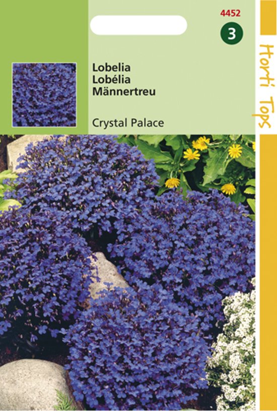 Tuinlobelia Crystal Palace (Lobelia erinus) 7500 zaden